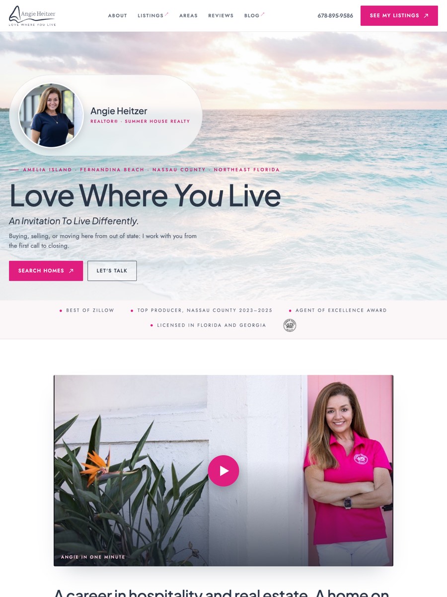 Angie Heitzer's realtor website